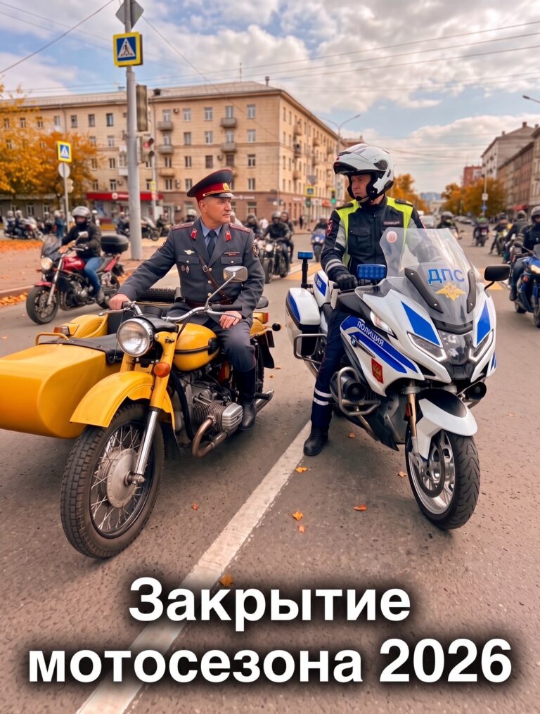 Закрытие мотосезона 2026 прошло на Татышеве