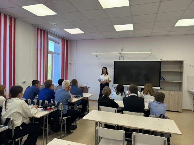 ГИБДД провела беседу с детьми в Чергинской школе