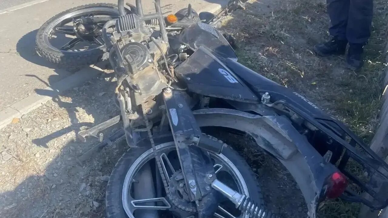 ДТП с мотоциклом в Ябогане: 11-летний пострадал