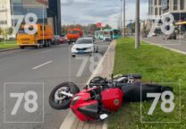 В Череповце мотоциклист пострадал в аварии на улице Ленина
