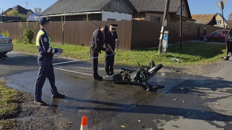 В Полевском 28 сентября мотоциклист не уступил дорогу авто