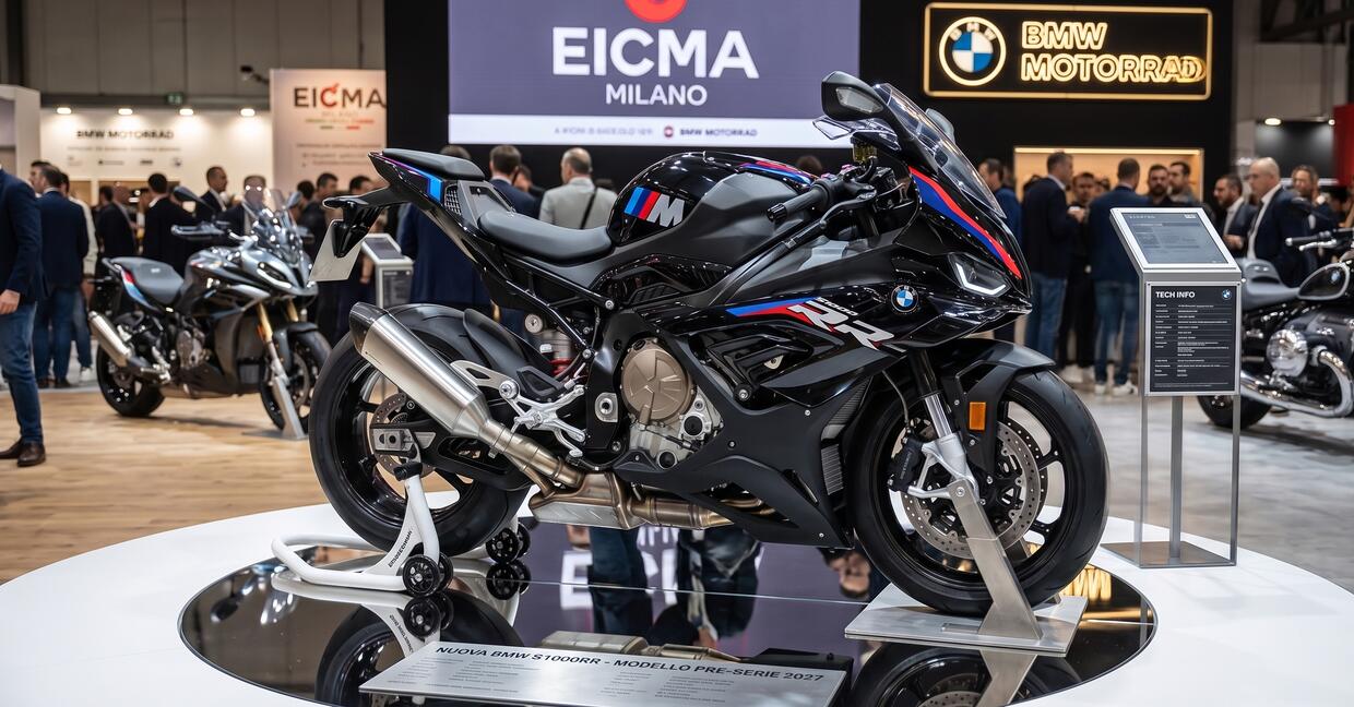 BMW готовит к выпуску новое поколение мотоцикла BMW S 1000 RR