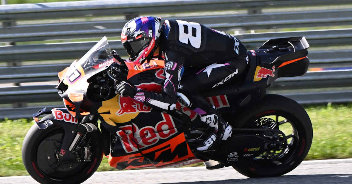 Senna Agius провел первые тесты MotoGP с командой KTM Tech3 на Red Bull Ring