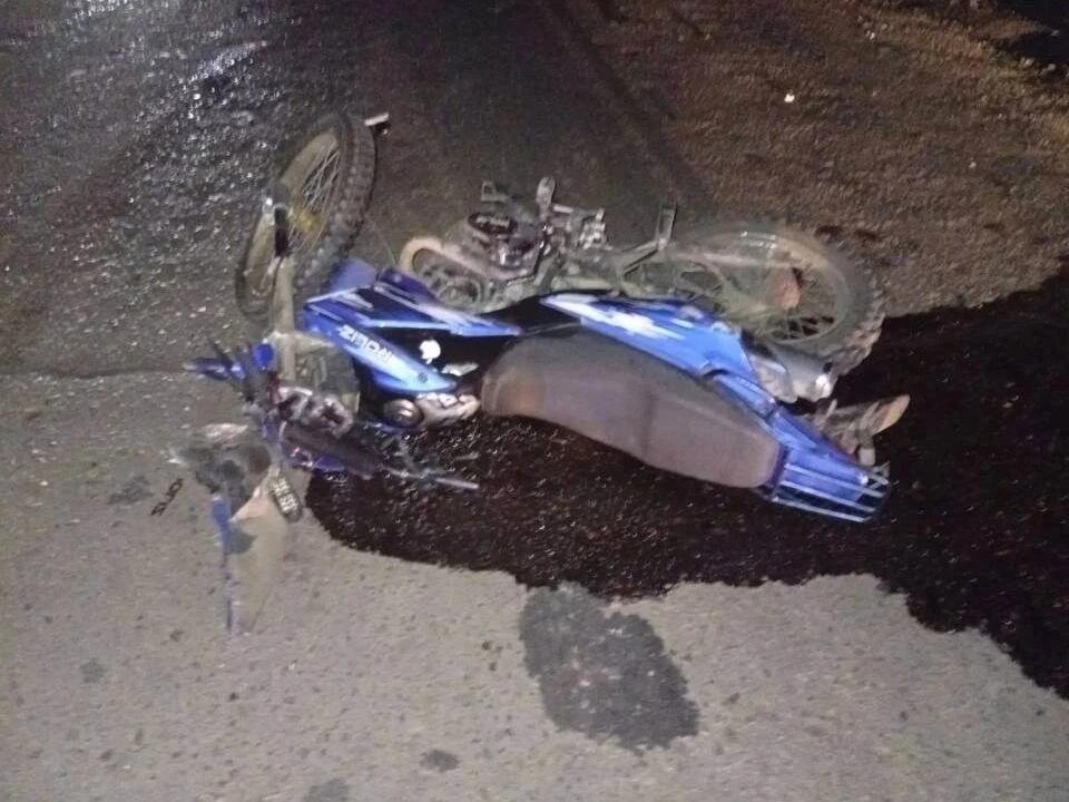 В Борзе столкнулись Honda и мотоцикл